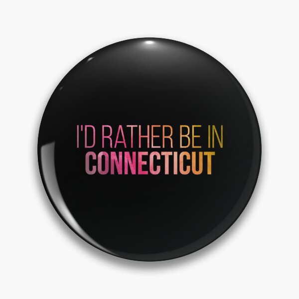 Item preview, I_d Rather Be In Connecticut in Watercolor   designed and sold by minusfives.