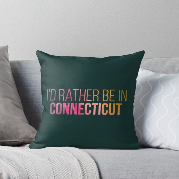 Item preview, I_d Rather Be In Connecticut in Watercolor   designed and sold by minusfives.
