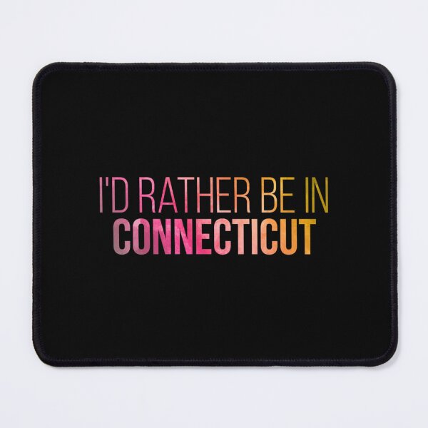 Item preview, I_d Rather Be In Connecticut in Watercolor   designed and sold by minusfives.