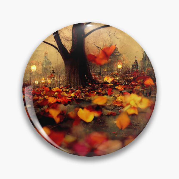 Item preview, Lonely Autumn City of Golden Leaves designed and sold by TheFoxyWolfShop.