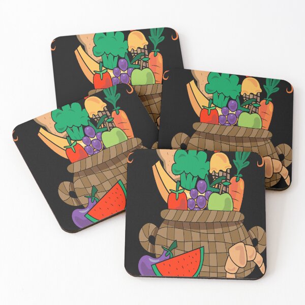 Item preview, Fruit Vegetable Basket, hand-drawn designed and sold by GeorgeDudleys.