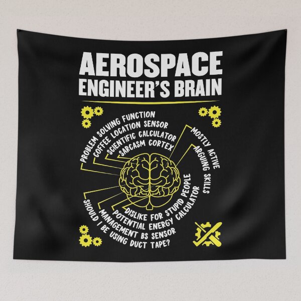 Item preview, Aerospace Engineer Brain: Funny Aerospace Engineering Gift designed and sold by Adexyl.