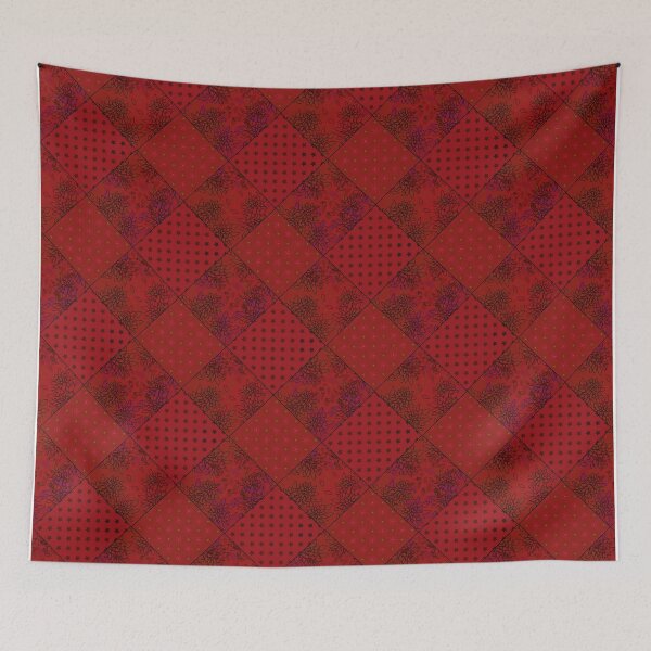 Item preview, Patchwork shades of red  designed and sold by fuzzyfox.