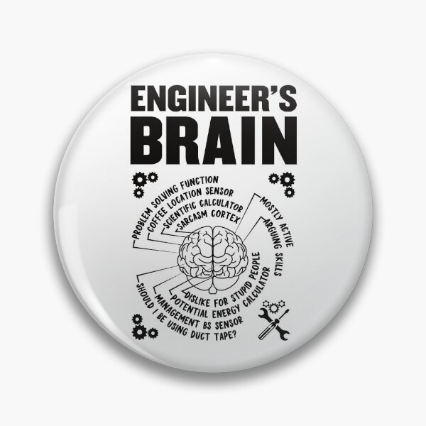 Item preview, Engineer's Brain: Funny Aerospace Engineering Mechanical Engineer Gift designed and sold by Adexyl.