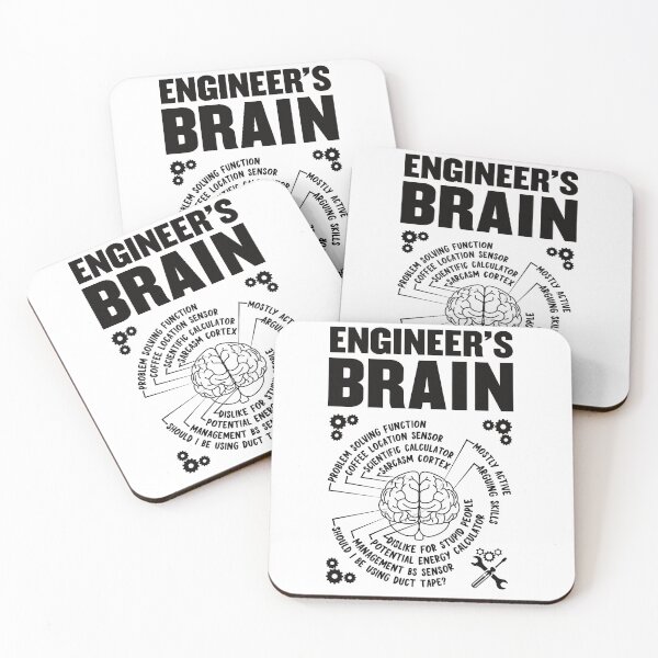 Item preview, Engineer's Brain: Funny Aerospace Engineering Mechanical Engineer Gift designed and sold by Adexyl.