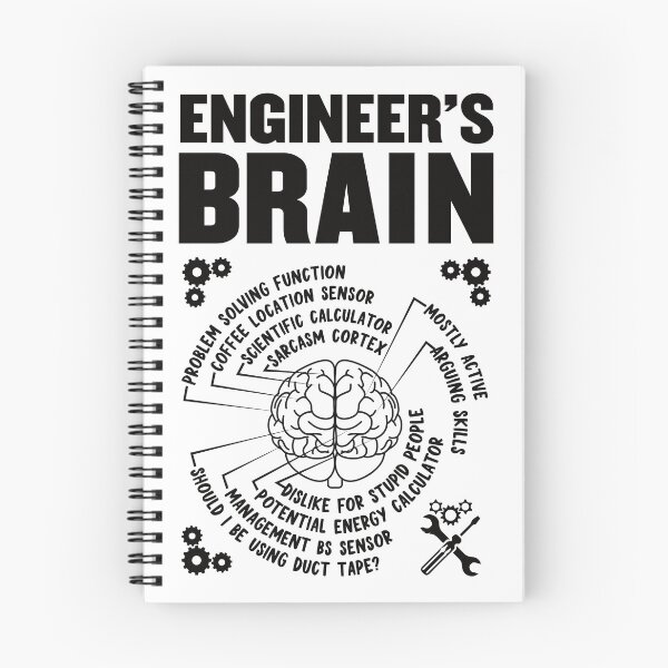 Item preview, Engineer's Brain: Funny Aerospace Engineering Mechanical Engineer Gift designed and sold by Adexyl.