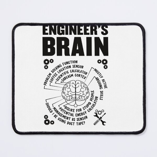 Item preview, Engineer's Brain: Funny Aerospace Engineering Mechanical Engineer Gift designed and sold by Adexyl.