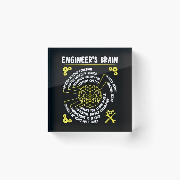 Item preview, Engineer's Brain: Funny Auto Engineering Mechanical Engineer Gift designed and sold by Adexyl.