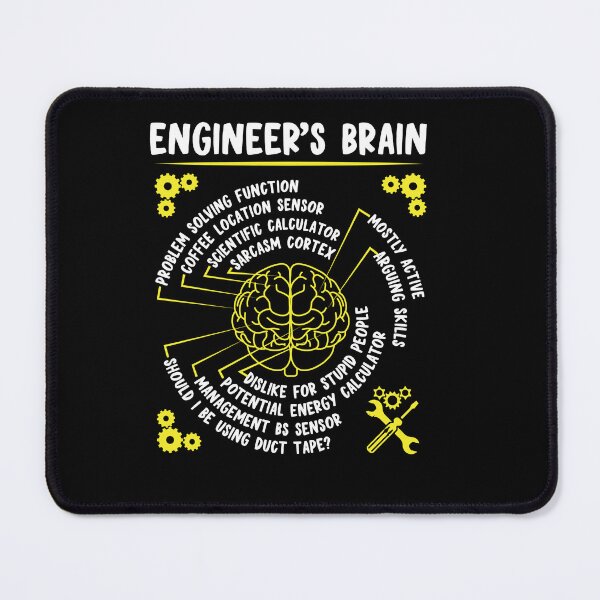 Item preview, Engineer's Brain: Funny Auto Engineering Mechanical Engineer Gift designed and sold by Adexyl.