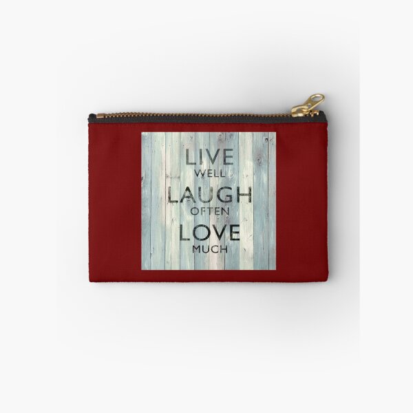 Item preview, Live Well Laugh Often Love Much On Wood   designed and sold by minusfives.
