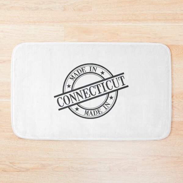 Item preview, Made In Connecticut Stamp Style Logo Symbol Black   designed and sold by minusfives.