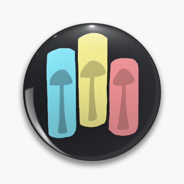 Item preview, Primary Color Mushrooms designed and sold by dialon25.
