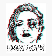 Crystal Castles Shirt Photographic Print