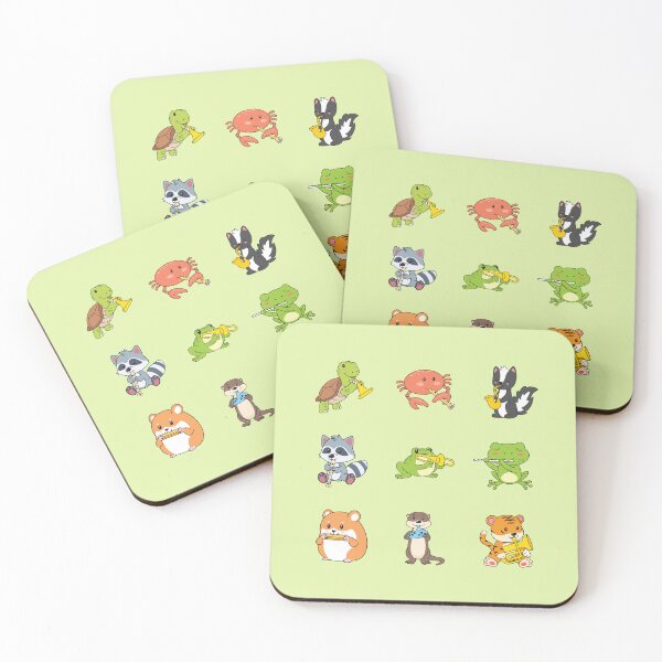 Item preview, Musical Creatures - Assorted Sticker Pack 2 (Wind Instruments) designed and sold by orangerein.