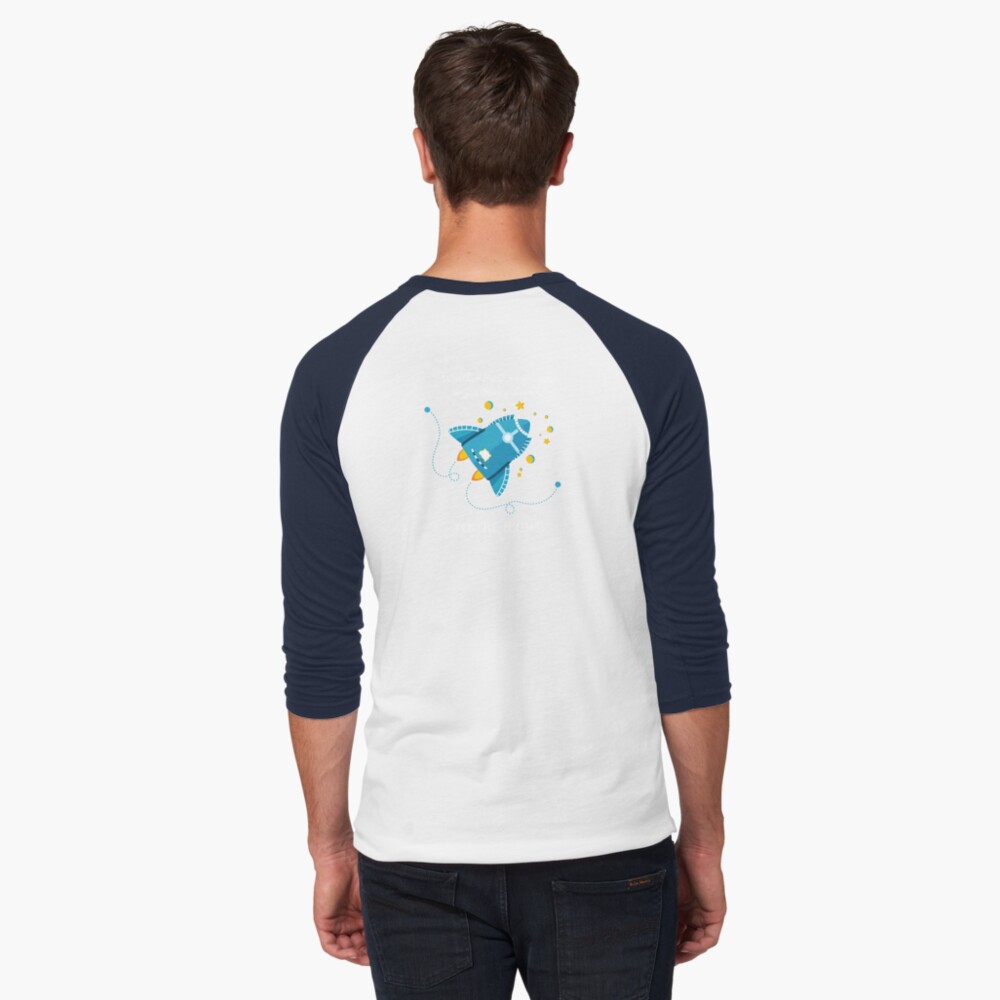 Item preview, Baseball ¾ Sleeve T-Shirt designed and sold by zubiaqureshi.