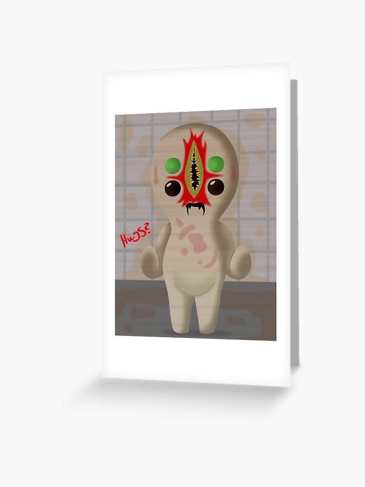 SCP-173 Chibi Greeting Card for Sale by Foxcada