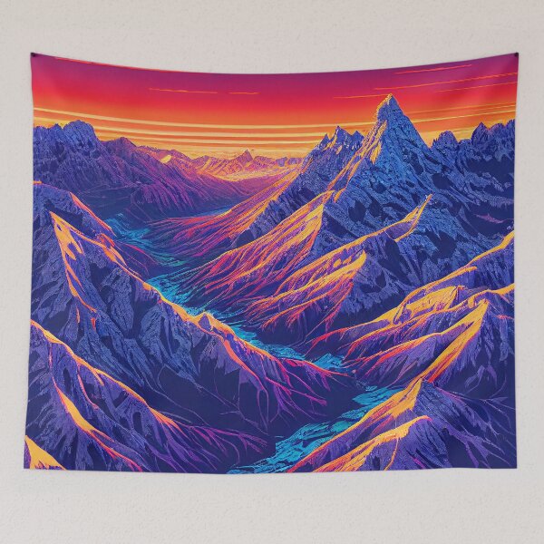 Item preview, Rocky Sunset designed and sold by dreamworldscape.