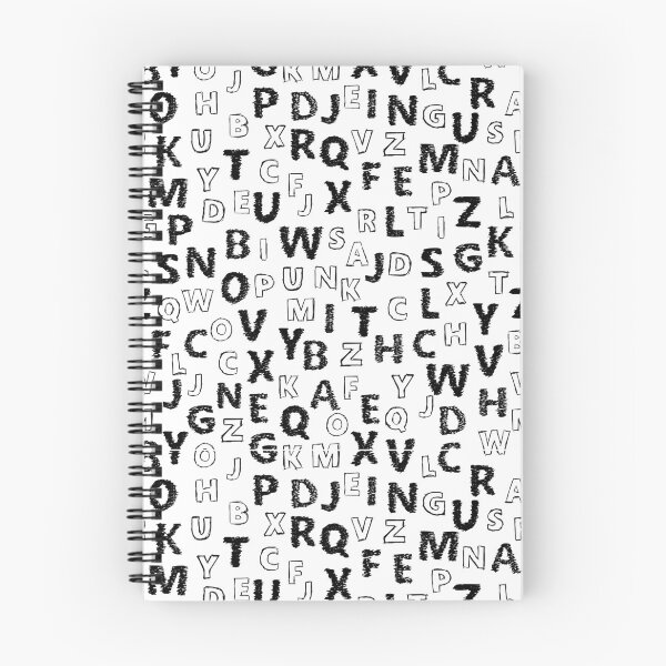 Item preview, letter ABC notebook stickers, t-shirt designed and sold by DesignareMedOx.