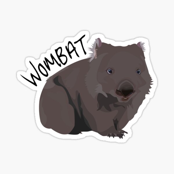 Wombat Sticker