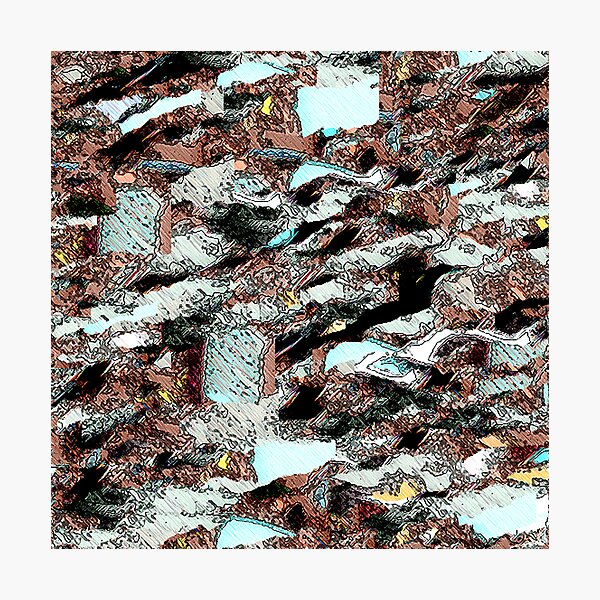 Aperçu de l'œuvre Les décombres après créée et vendue par AffectMachine.