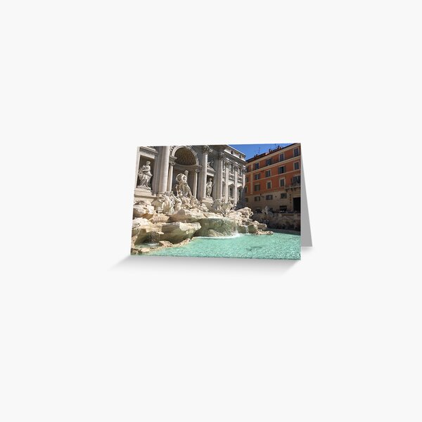 Scultura fontana Greeting Card