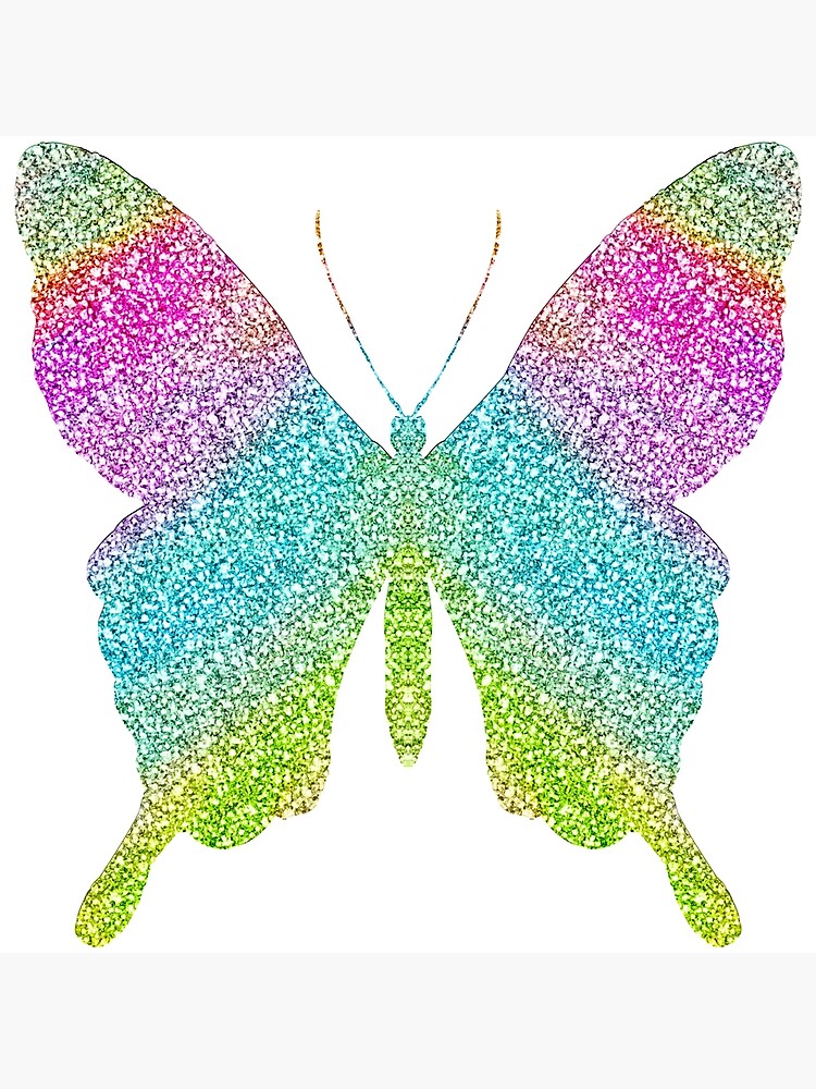 Alas Mariposa Glitter Rainbow