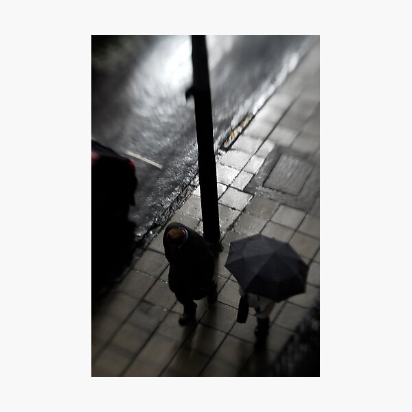 Glasgow Rain Photographic Print