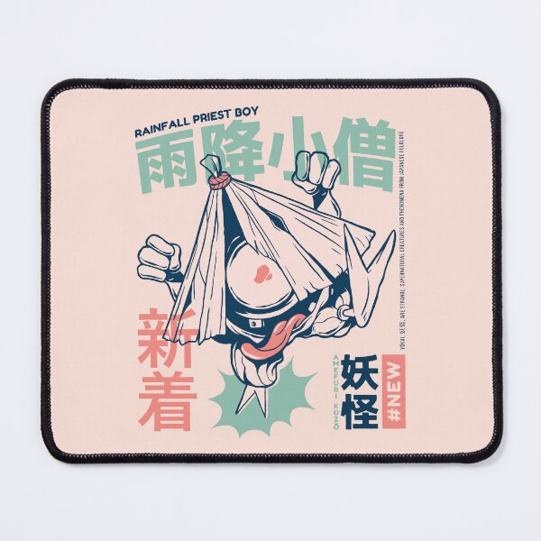 Item preview, Amefuri-lozo Japanese Yokai "Rainfall Priest Boy" designed and sold by bennetthuskers.