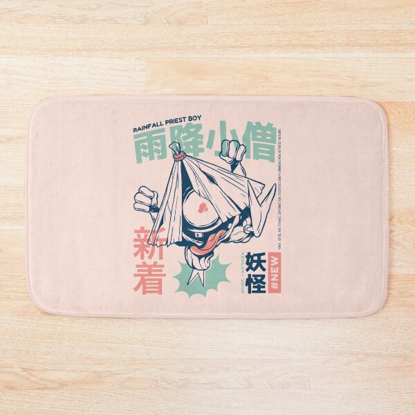 Item preview, Amefuri-lozo Japanese Yokai "Rainfall Priest Boy" designed and sold by bennetthuskers.