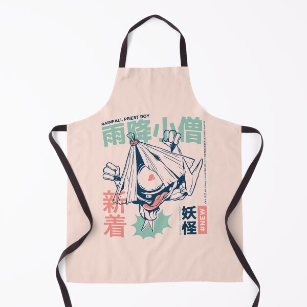Item preview, Amefuri-lozo Japanese Yokai "Rainfall Priest Boy" designed and sold by bennetthuskers.