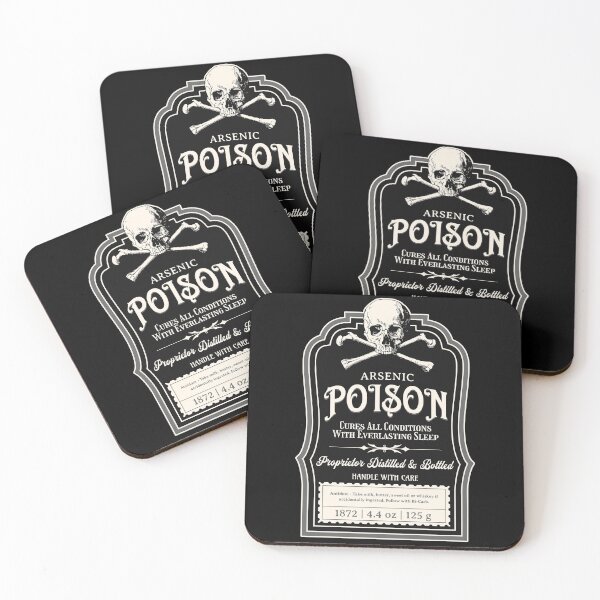 Item preview, Vintage Victorian Poison Apothecary Arsenic Label Gothic  designed and sold by PUFFYP.