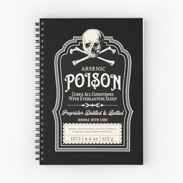 Item preview, Vintage Victorian Poison Apothecary Arsenic Label Gothic  designed and sold by PUFFYP.