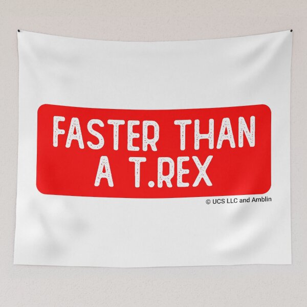 Item preview, Jurassic Park Faster Than A T.Rex Bumper designed and sold by Sour Soul.