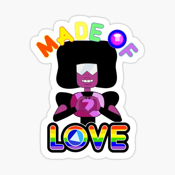 Made of Love & Pride Sticker