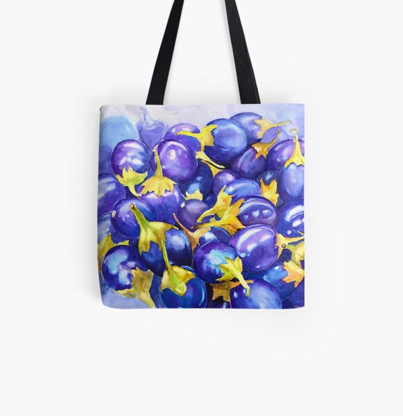 Purple abundance All Over Print Tote Bag