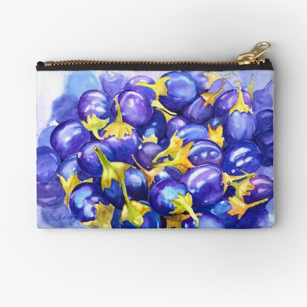 Purple abundance Zipper Pouch