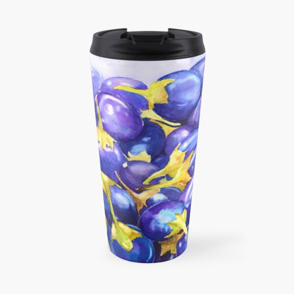 Purple abundance Travel Mug