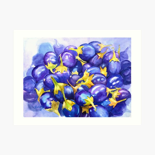 Purple abundance Art Print