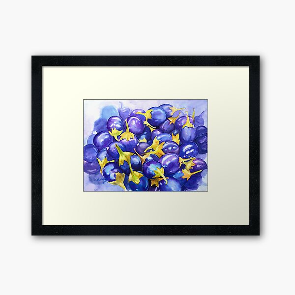 Purple abundance Framed Art Print