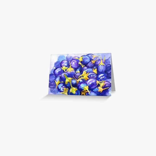 Purple abundance Greeting Card