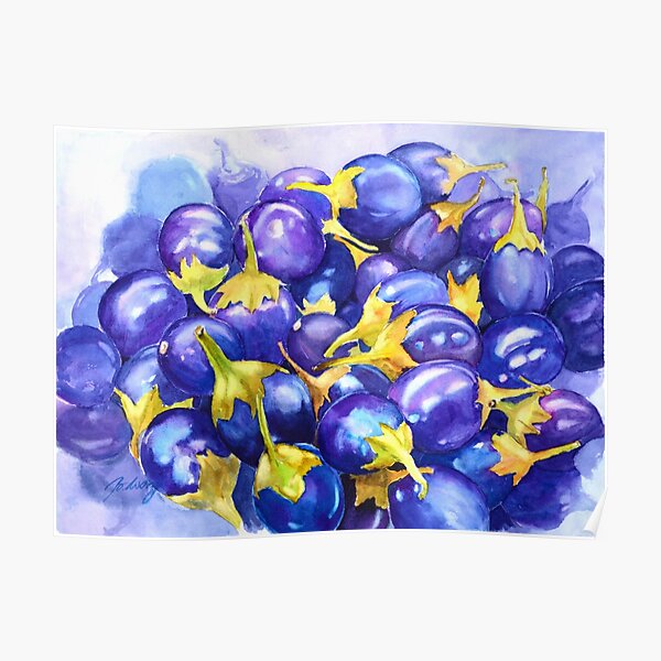 Purple abundance Poster