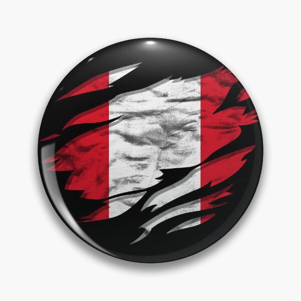 Item preview, Ripped Rip Open Peru Flag Palm designed and sold by rafaeltto.