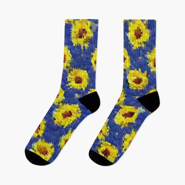 Item preview, Pixeled Sunflowered Blue designed and sold by mwebba2005.