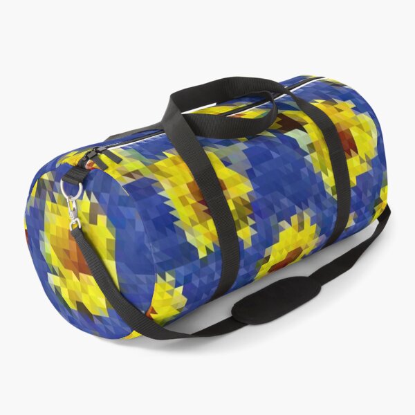 Item preview, Pixeled Sunflowered Blue designed and sold by AW2 Designs.