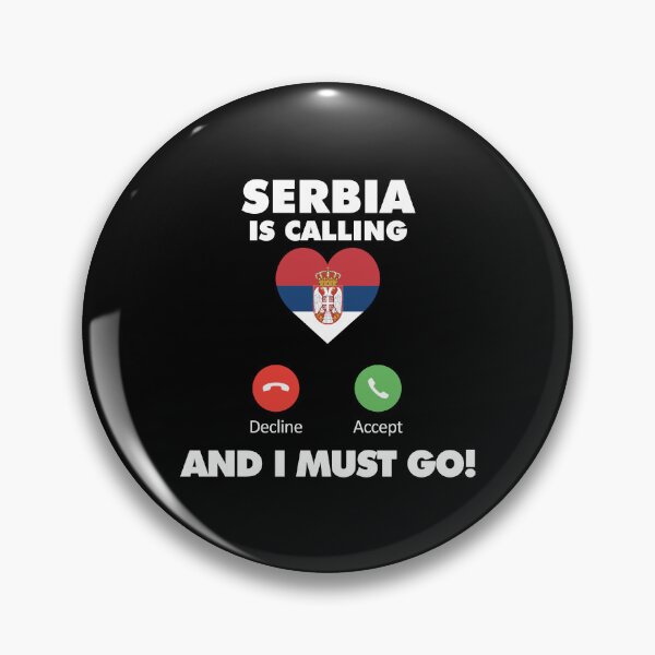 Item preview, Serbia is Calling and I Must Go designed and sold by HelloFromAja.