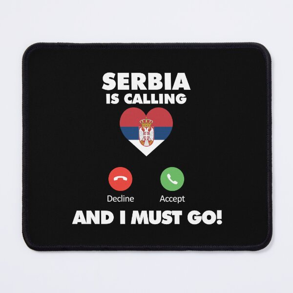 Item preview, Serbia is Calling and I Must Go designed and sold by HelloFromAja.