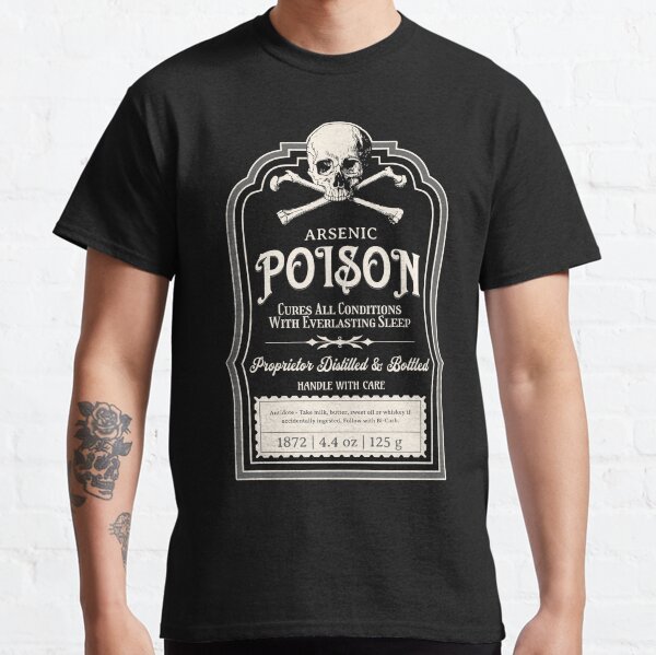 Aperçu de l'œuvre vintage Victorien Poison Apothicaire Arsenic Étiquette Gothique créée et vendue par PUFFYP.