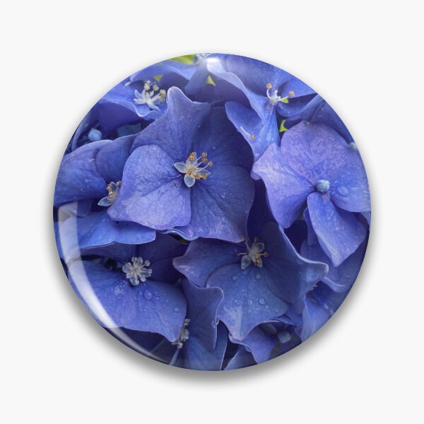 Item preview, Raindrops on Blue Hydrangea Flowers designed and sold by Sinemathk.