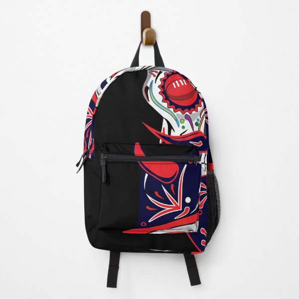 Item preview, AFL Melbourne Demons Sugar Skull designed and sold by TonyMciver.