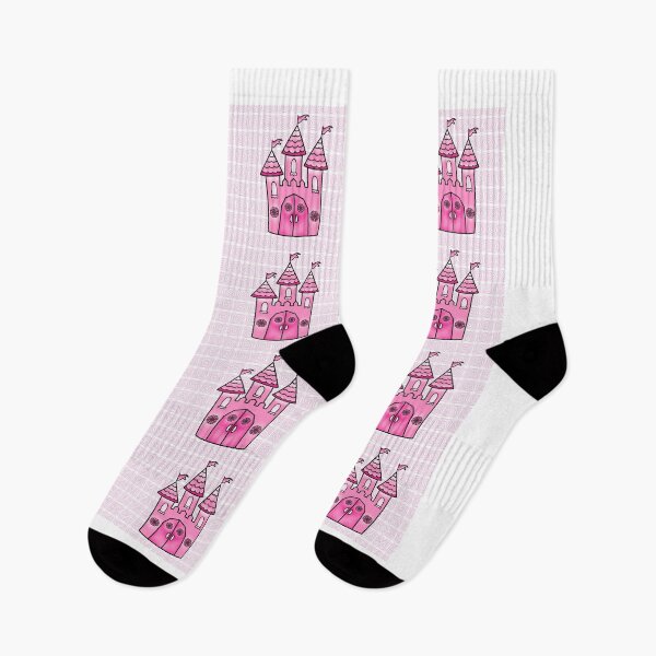 Item preview, The pink castle in wonderful seamless pattern designed and sold by MyMemoriesArts.